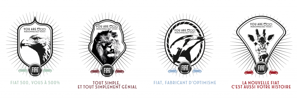 Blason pour la nouvelle Fiat 500